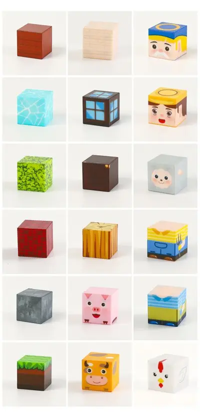 DIY Minecraft Complete Set Educational Toy for Children Ages 3 and Up - 7
