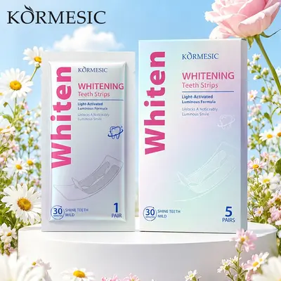 KORMESIC teeth whitening strips, daily tooth care
