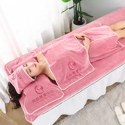 Beauty Salon Towel Set, Soft, Water-Absorbent, Anti-Shedding - 7