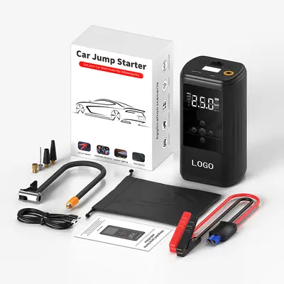 12V Car Jump Starter Power Bank, High Capacity - 9