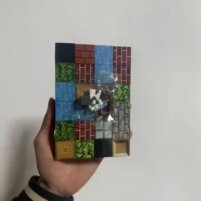 Magnetic World Block Set, Magnetic Mini Building Blocks, 2.5 cm - 4