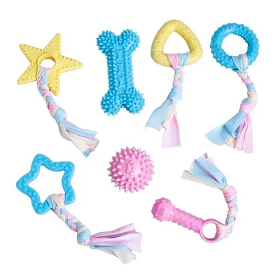 TPR Chew-Resistant Dog Toy, Cartoon Teething Toy - 5