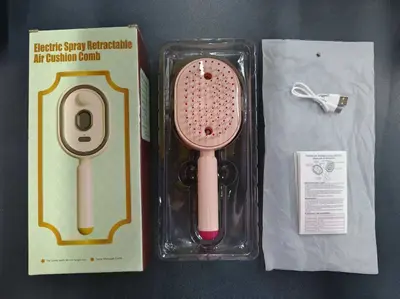 Elektrikli Sprey Hava Yastıklı Tarak, Kafa Derisi Masajı, Taşınabilir - 12