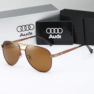 Солнцезащитные поляризованные HD очки Audi 4S Store в том же стиле для мужчин и женщин, модные стройнящие очки для езды на велосипеде и вождения на открытом воздухе - 2
