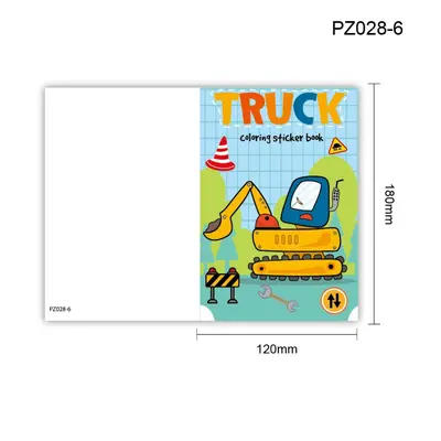 Kinder-Mal-Stickerbuch mit thematischen Aktivitäten - 12