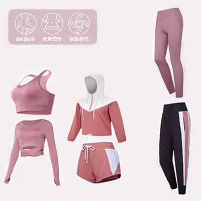 Damen-Sportset, sechsteilig, schweißtreibend - 2