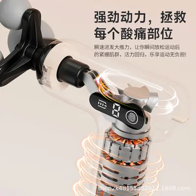 Mini fascia gun kas gevşetici masaj tam vücut akıllı çok başlı
