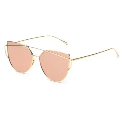 Women's Metal Frame Colour-Coated Sunglasses, Model 8631 - 4