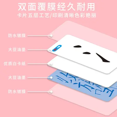 Chinese Character Flash Cards for Kids, Early Education Reading Cards - 5