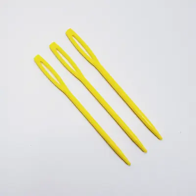 ABS Plastic Hand Sewing Needles, Large-Eye for Knitting and Embroidery - 9