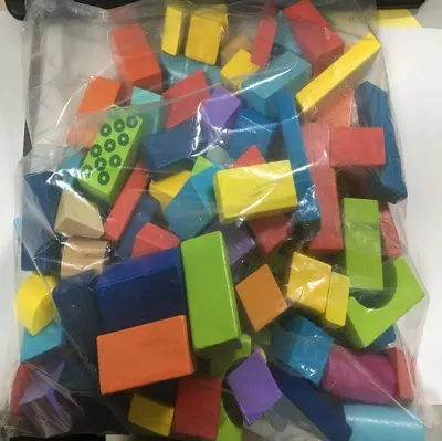 Wooden Particle Assembly Building Blocks, Educational Toy for Baby Boys - 8