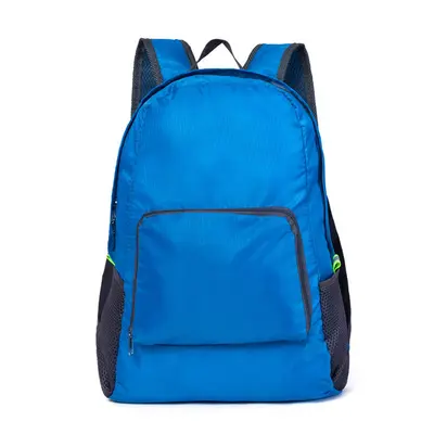 Sports dual-shoulder foldable backpack, waterproof portable leather bag, men's and women's mountaineering travel bag, school bag wholesale, portable. - 8