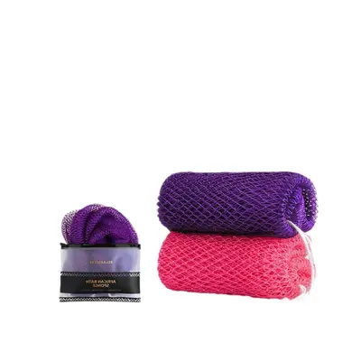 Nylon Exfoliating Bath Scrubber, Long Shower Sponge, Foaming Net