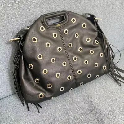 Siyah Retro Kadın Çapraz Askılı Çanta, Günlük ve Açık Hava Kullanımı - 8