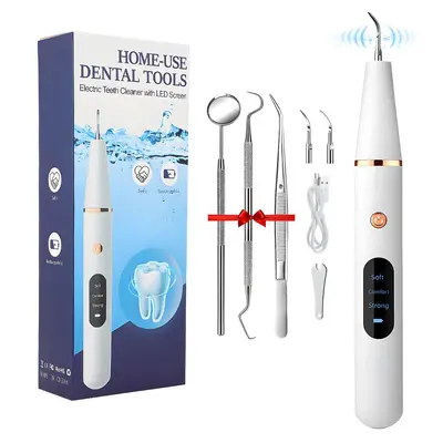 kikido2058 ultrasonik diş temizleyici, taşınabilir, diş taşı çıkarma - 7