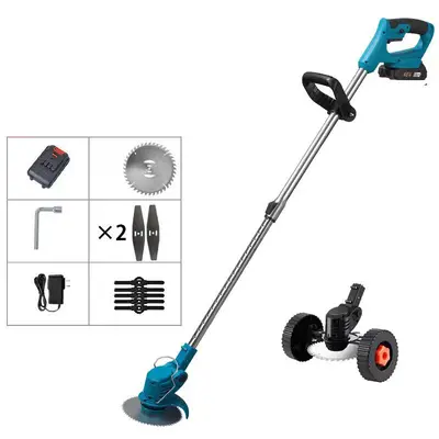 LSL Lithium Battery Handheld Lawn Trimmer Rechargeable Garden Brush Cutter - 8