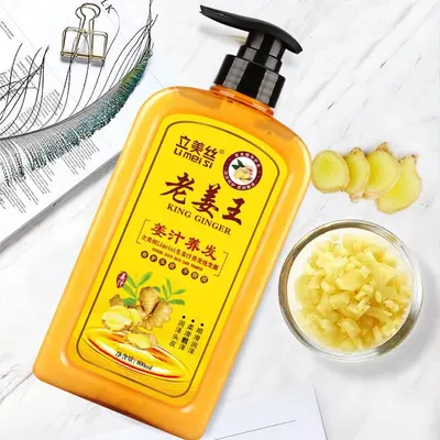 Old Ginger King Ginger Shampoo, Anti-Dandruff and Anti-Itch, Moisturizing Hair Cream Set - 4