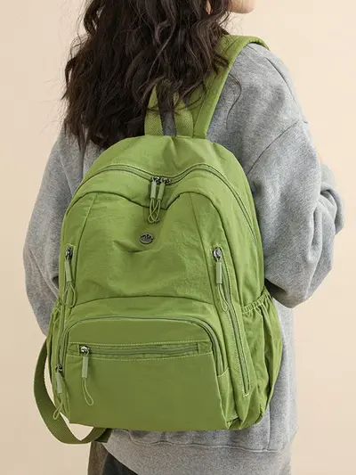 Nylon Large-Capacity Multi-Pocket Women's Travel Backpack - 5