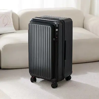 28-Inch Expandable Deep Suitcase, Combination Lock, Silent Spinner Wheels - 9
