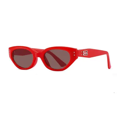 Retro Cat-Eye Sunglasses for Women, Small Face, Small Frame, Sun Protection - 13
