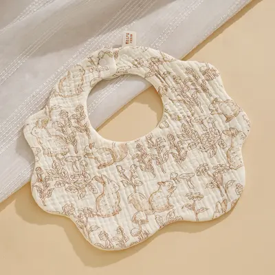 Saliva towel type A baby bib pure cotton gauze soft adjustable wholesale baby supplies child bib - 8