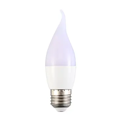 LED Candle Bulb with Realistic Flame Effect, Decorative Ambient Light - 7