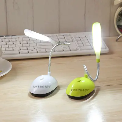 Eye protection creative small table lamp new mini foldable student study dormitory bedroom bedside counter lamp bubble card packaging