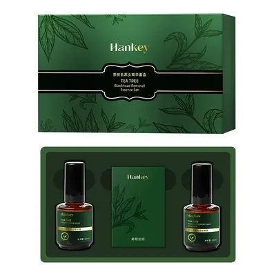 Hanji Teebaum Mitesser-Set mit Serum, 2+1 Pflegeset - 7