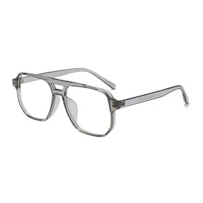 Square Frame Sunglasses, Anti-UV Women's, Retro Double-Bridge Pilot Style - 11