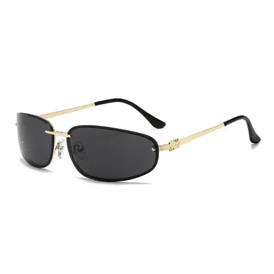 Retro Metal Frame Women's Sunglasses, Y2K Style, UV Protection - 6