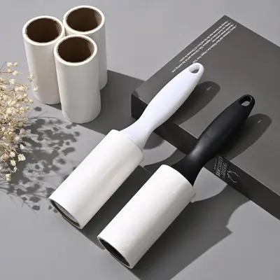 跨境家用粘毛器批发滚筒式粘毛器毛发清理器粘毛刷宠物衣物除毛刷