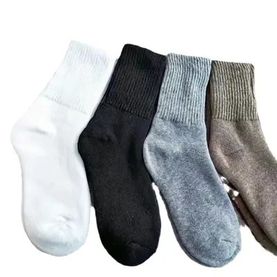 Women's Thick Winter Mid-Calf Wool Socks, Fleece-Lined