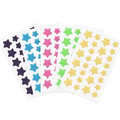 Star Pimple Patch, Hydrocolloid Fluid-Absorbing, Invisible, Makeup-Compatible - 6