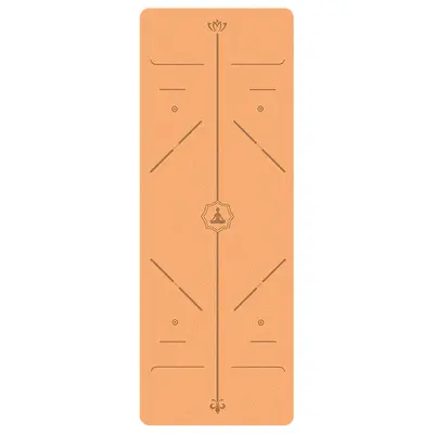 Yeni yükseltilmiş hindistan cevizi lifi buzlu yüksek kaliteli kauçuk PU mat yoga matı çizilmez, kaymaz ve kire dayanıklı ev fitness matı - 8