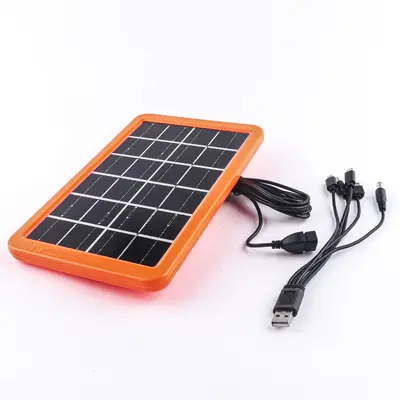 Polycrystalline Solar Panel 6V 3W with Battery Charging Function - 10
