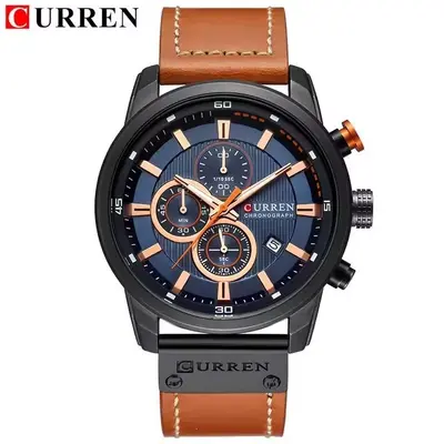 CURREN Herrenuhr, braun, wasserdicht - 11