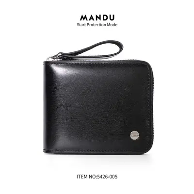 MANADU Erkek Cüzdan Kısa Fermuarlı RFID Korumalı - 10