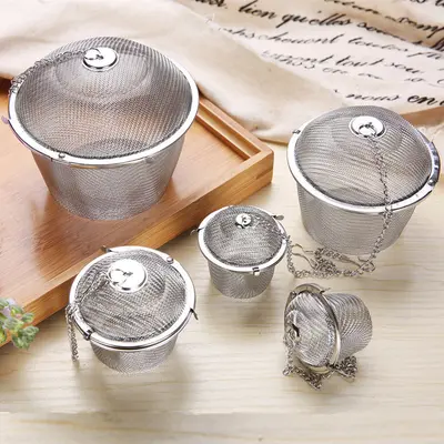 Stainless Steel Teapot, Tea Leaf Strainer, Kitchen Ball