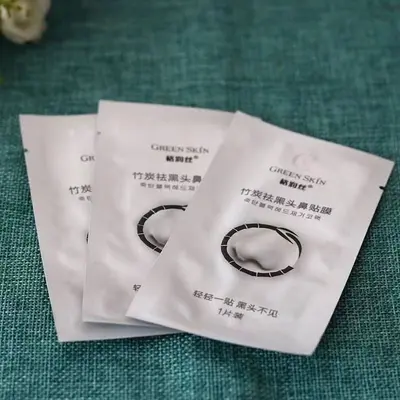 Bamboo Charcoal Blackhead Nose Strips, Peel-Off - 4