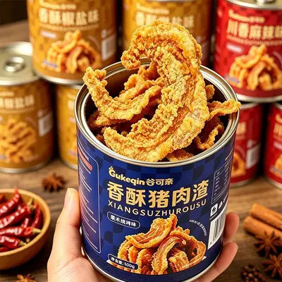 Knusprige Schweineschmalzgrieben, Original, 100 g Glas