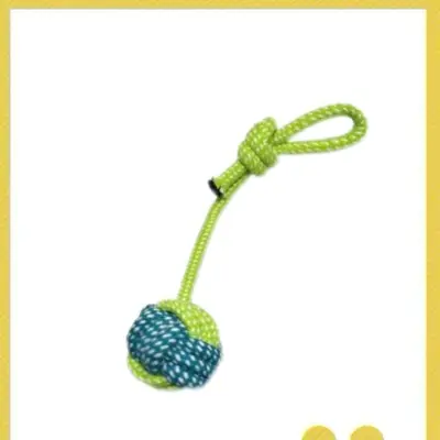 Dog Rope Toy, Durable Knot Ball Tug Rope for Puppies - 13