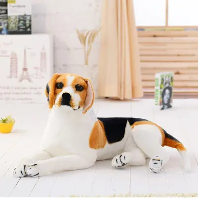 Simulated Plush Dog Toy Figure, Spotted Dog, Shepherd and Beagle Plush Doll - 9