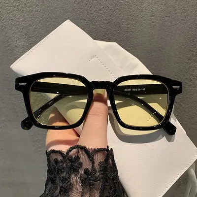 Modische eckige Sonnenbrille 2022, stilvoll und einzigartig - 8