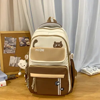 Large-Capacity Backpack for Middle and High School, Computer Compartment - 11