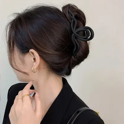 Frosted Claw Hair Clip for Women 2023 New Large Size Hair Clip, for Back of Head, Premium Feel Shark Clip, Hair Accessory Clip.