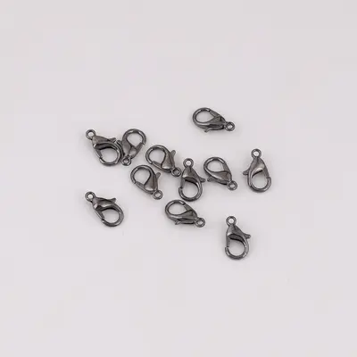 Metal Alloy Lobster Clasp for DIY Jewelry, Multi-Color, Multiple Sizes - 11