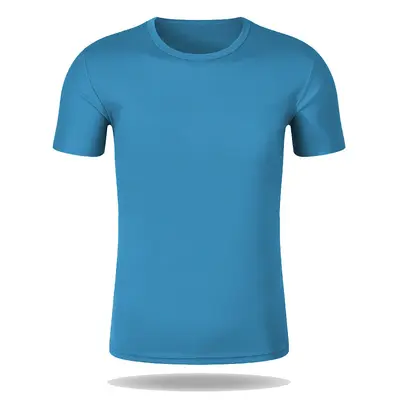 Quick-Drying Short-Sleeve Work T-Shirt, Custom Printed Logo, Round Neck - 11