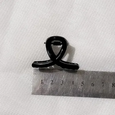 Black claw clip hair clips in large, medium and small sizes handmade DIY hair clips simple versatile back of head hair bun shark clip wholesale - 13