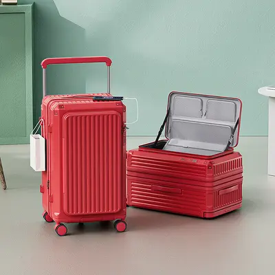 28-Inch Expandable Deep Suitcase, Combination Lock, Silent Spinner Wheels - 13