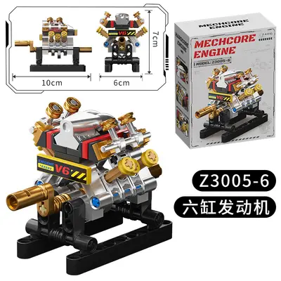Mechanical Engine Model Assembly Kit, Building Toy for Boys - 11